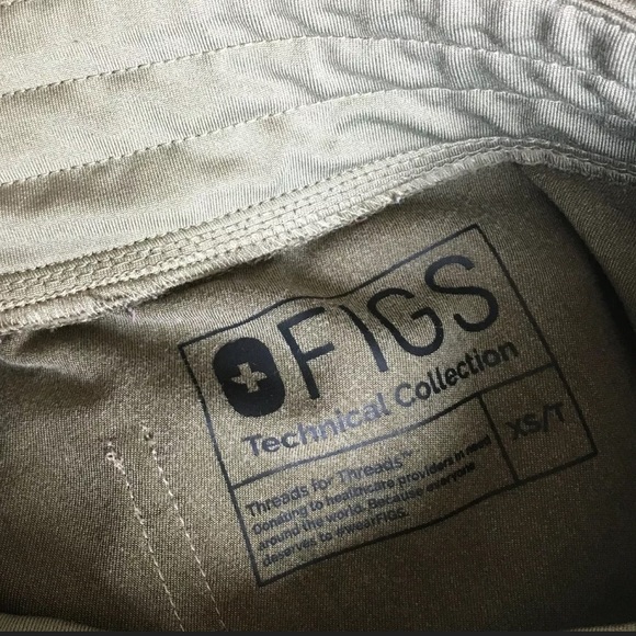 FIGS Heather Olive Zamora Jogger Scrub Pant XSTALL - Picture 2 of 3